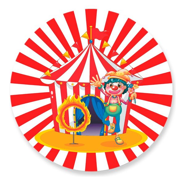 Painel Redondo 50x50 - Circo