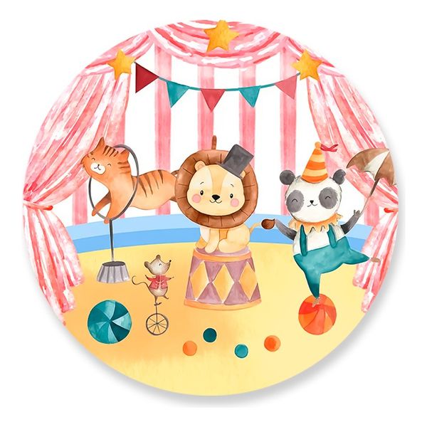 Painel Redondo 50x50 - Circo