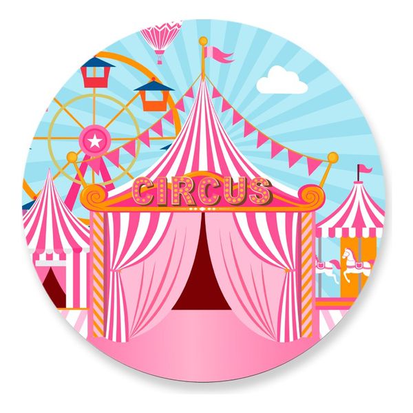 Painel Redondo 50x50 - Circo