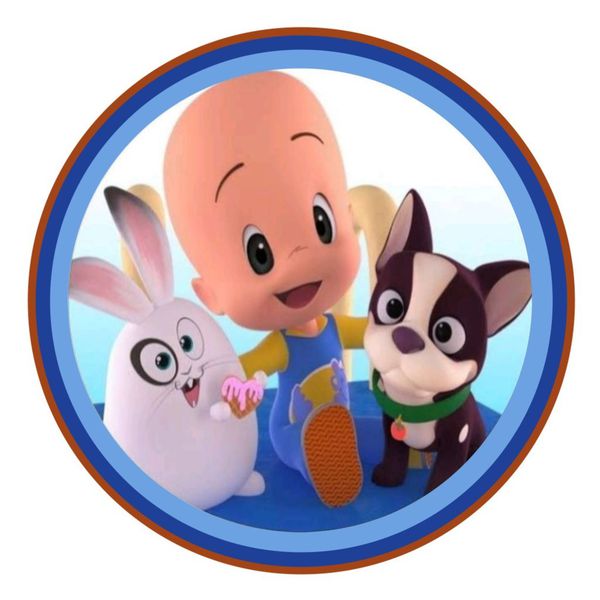 Painel Redondo 50x50 - Cleo e Cuquin