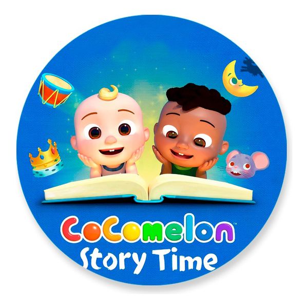 Painel Redondo 50x50 - Cocomelon