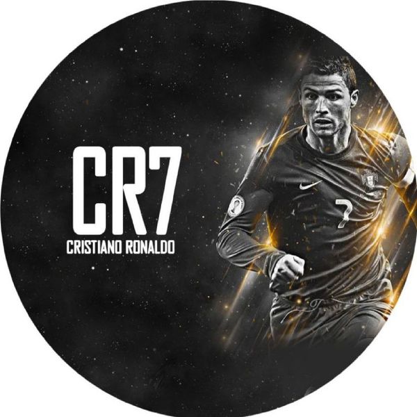 Painel Redondo 50x50 - Cr7
