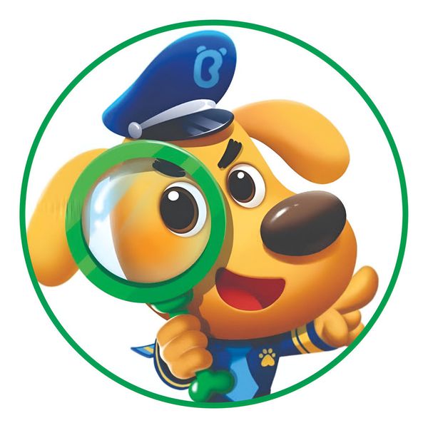 Painel Redondo 50x50 - Detetive Labrador