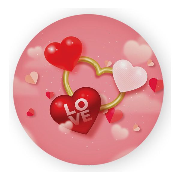 Painel Redondo 50x50 - Dia dos Namorados