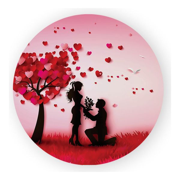 Painel Redondo 50x50 - Dia dos Namorados