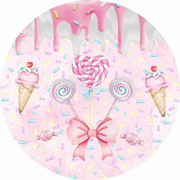 Painel Redondo 50x50 - Doces Confeitaria