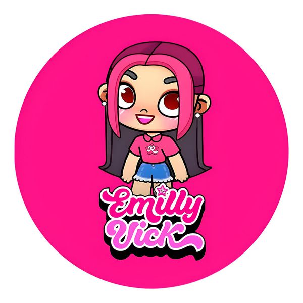 Painel Redondo 50x50 - Emilly Vick