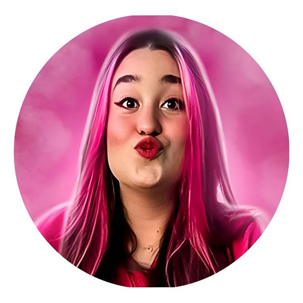 Painel Redondo 50x50 - Emilly Vick