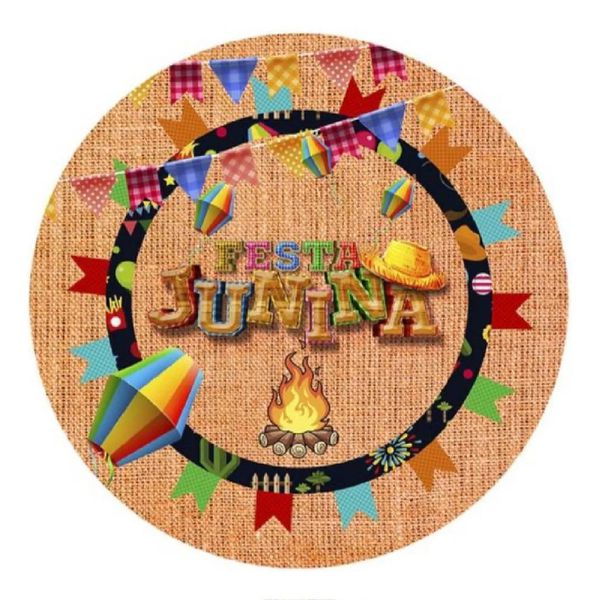 Painel Redondo 50x50 - Festa Junina
