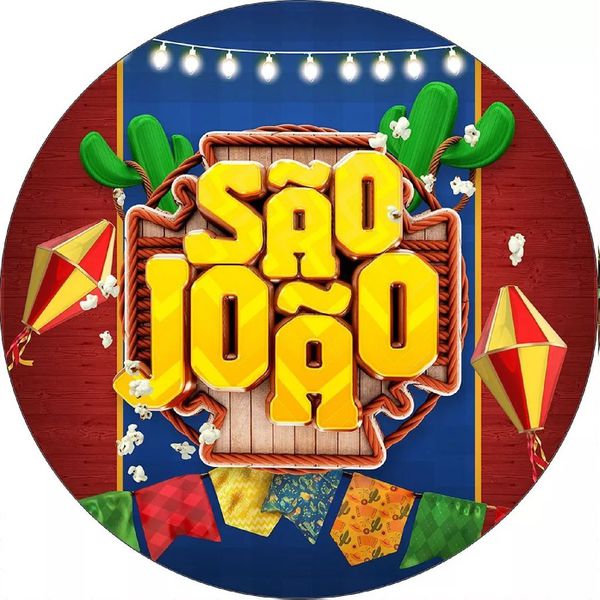 Painel Redondo 50x50 - Festa Junina