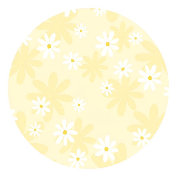 Painel Redondo 50x50 - Flores