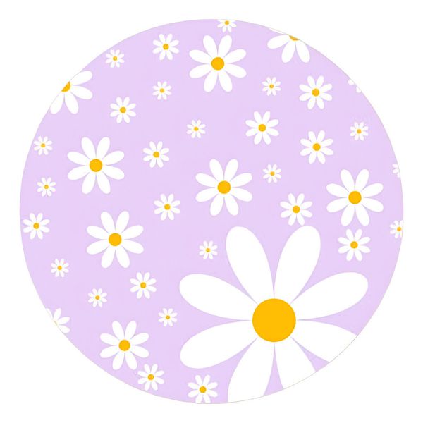 Painel Redondo 50x50 - Flores