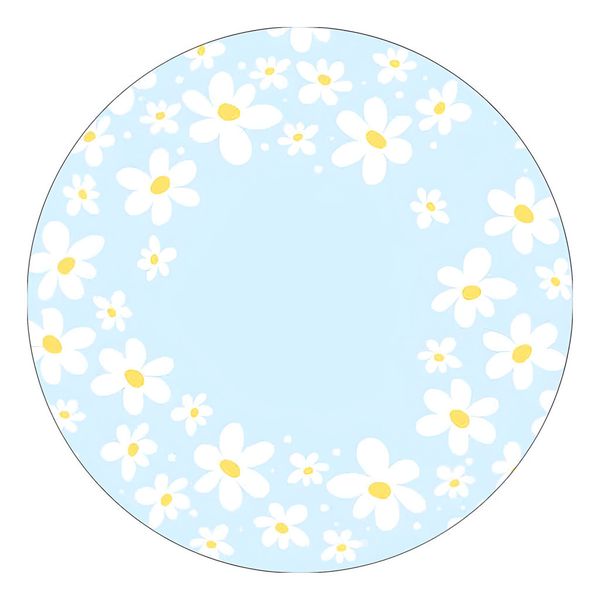 Painel Redondo 50x50 - Flores