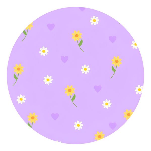 Painel Redondo 50x50 - Flores