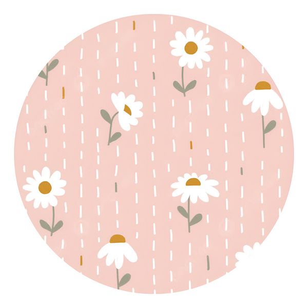 Painel Redondo 50x50 - Flores