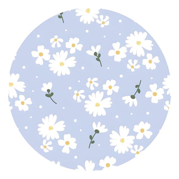 Painel Redondo 50x50 - Flores