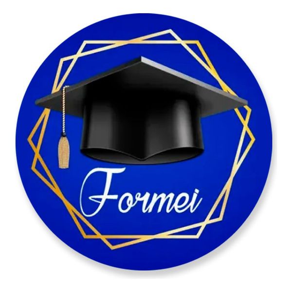 Painel Redondo 50x50 - Formatura