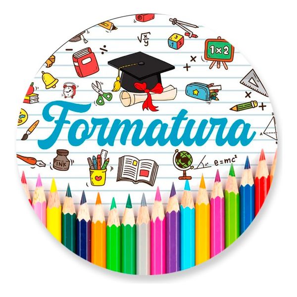 Painel Redondo 50x50 - Formatura