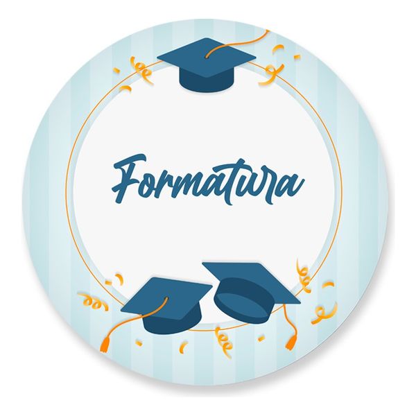 Painel Redondo 50x50 - Formatura