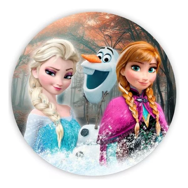 Painel Redondo 50x50 - Frozen