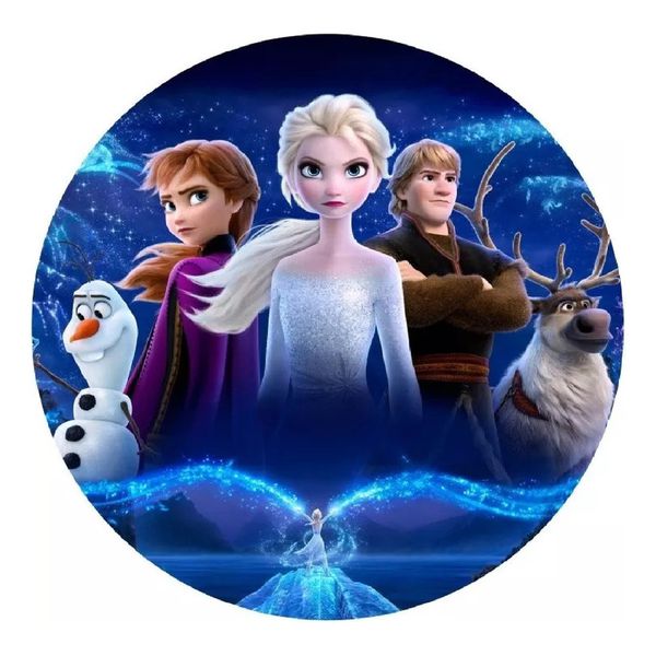 Painel Redondo 50x50 - Frozen