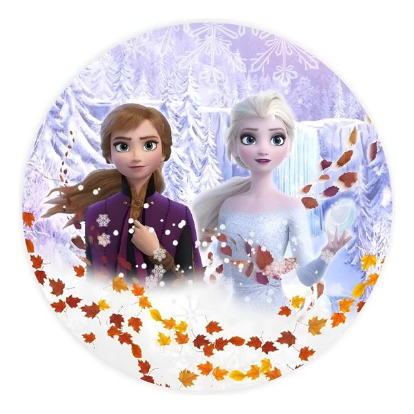 Painel Redondo 50x50 - Frozen