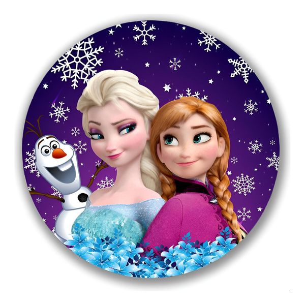 Painel Redondo 50x50 - Frozen