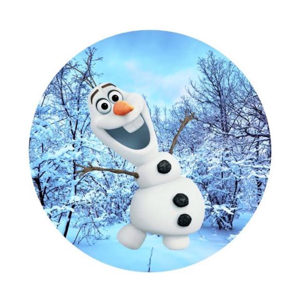 Painel Redondo 50x50 - Frozen
