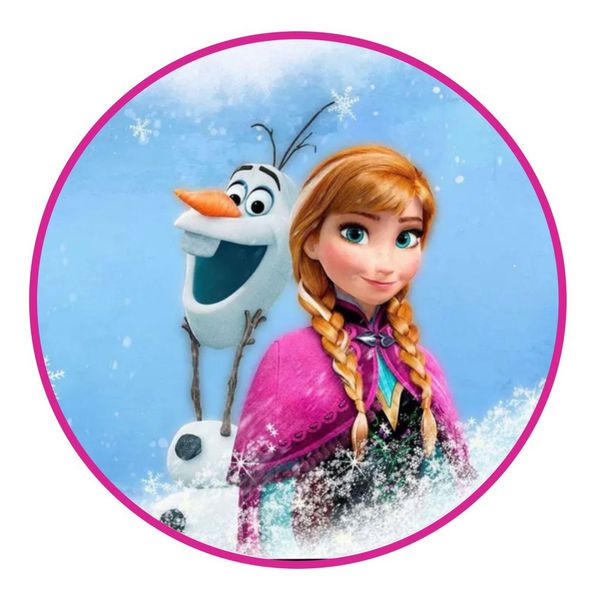 Painel Redondo 50x50 - Frozen