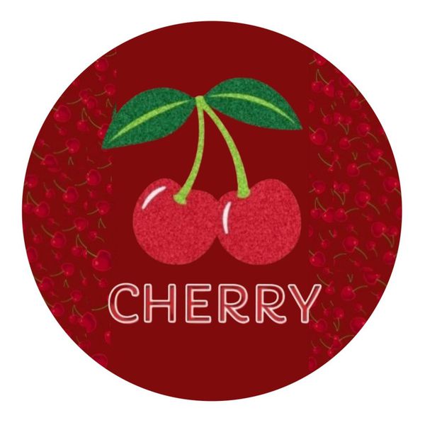 Painel Redondo 50x50 - Frutinhas