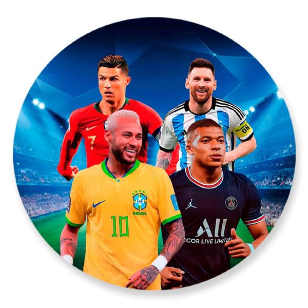 Painel Redondo 50x50 - Futebol