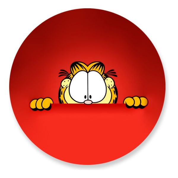 Painel Redondo 50x50 - Garfield