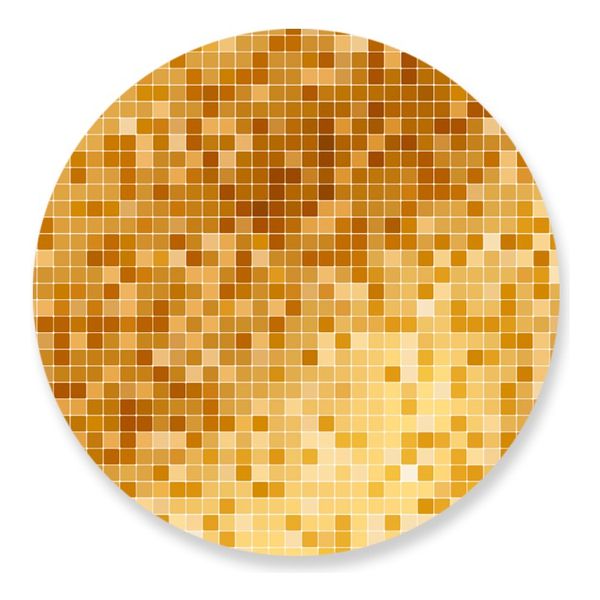 Painel Redondo 50x50 - Gliter