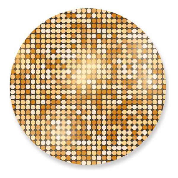 Painel Redondo 50x50 - Gliter