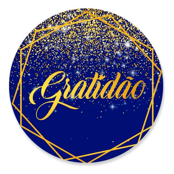 Painel Redondo 50x50 - Gratidão
