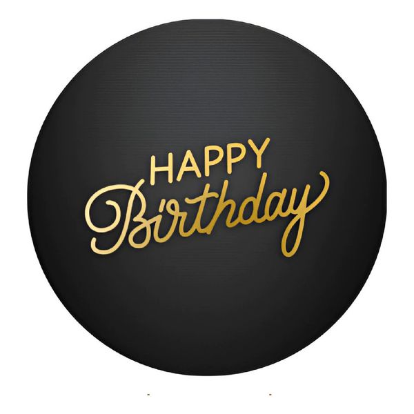 Painel Redondo 50x50 - Happy Birthday