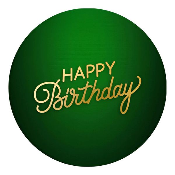 Painel Redondo 50x50 - Happy Birthday