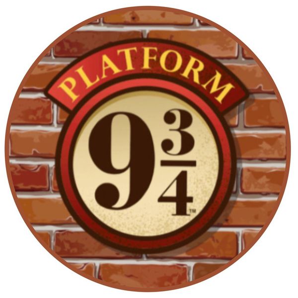 Painel Redondo 50x50 - Harry Potter