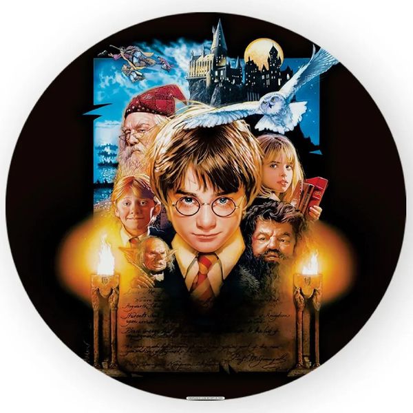 Painel Redondo 50x50 - Harry Potter