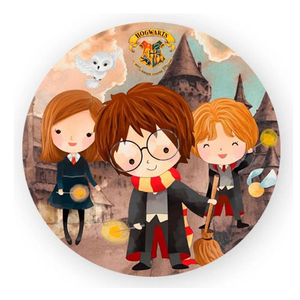 Painel Redondo 50x50 - Harry Potter