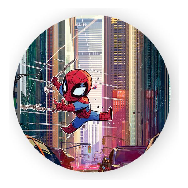 Painel Redondo 50x50 - Homem Aranha