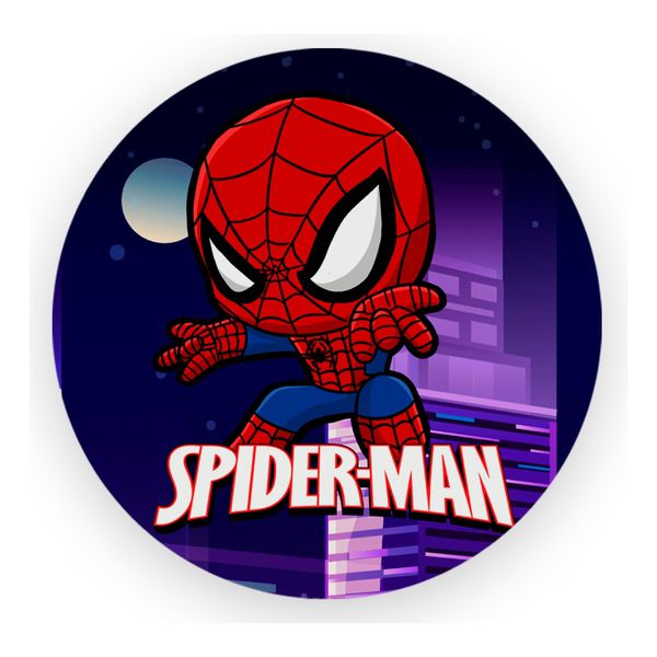 Painel Redondo 50x50 - Homem Aranha