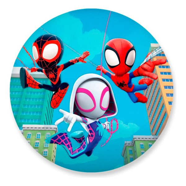 Painel Redondo 50x50 - Homem Aranha
