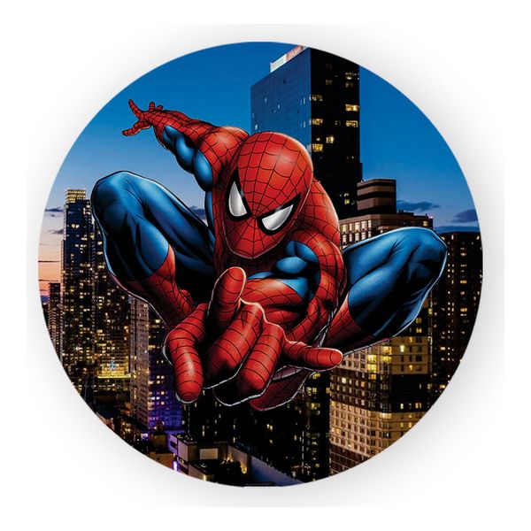 Painel Redondo 50x50 - Homem Aranha