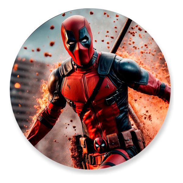 Painel Redondo 50x50 - Homem Aranha