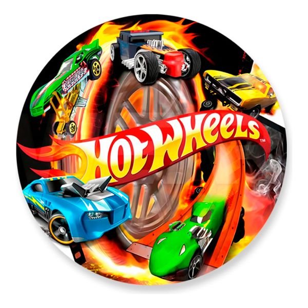 Painel Redondo 50x50 - Hot Wheels