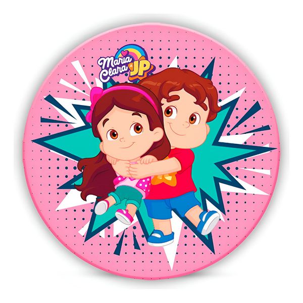 Painel Redondo 50x50 - Maria Clara e JP