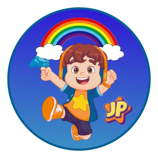 Painel Redondo 50x50 - Maria Clara e JP