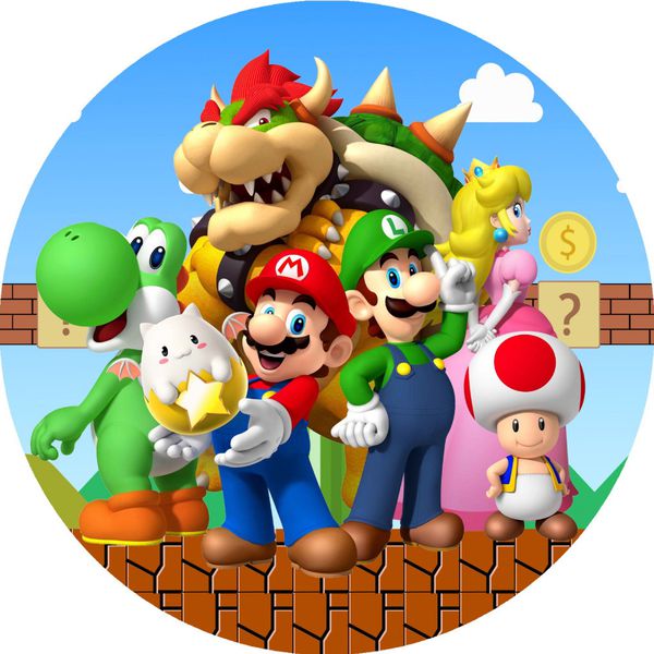 Painel Redondo 50x50 - Mario