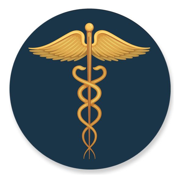 Painel Redondo 50x50 - Medicina